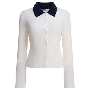 Self-Portrait Beige Merino Wool Cardigan - NWT